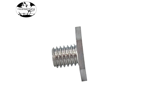 HHC-476 CNC machining Customized non-standard parts Stainless steel hexagonal flat head M6 screws Screw studs