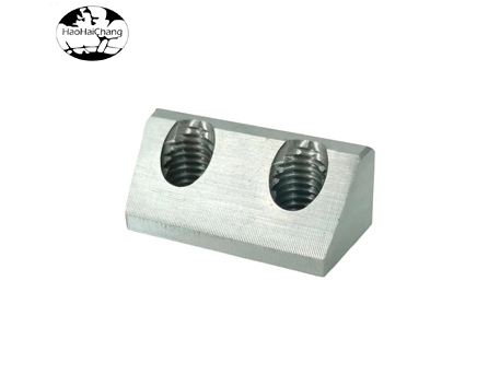 HHC-754 aluminum alloy deep processing Hydraulic trapezoidal aluminum block nut slider