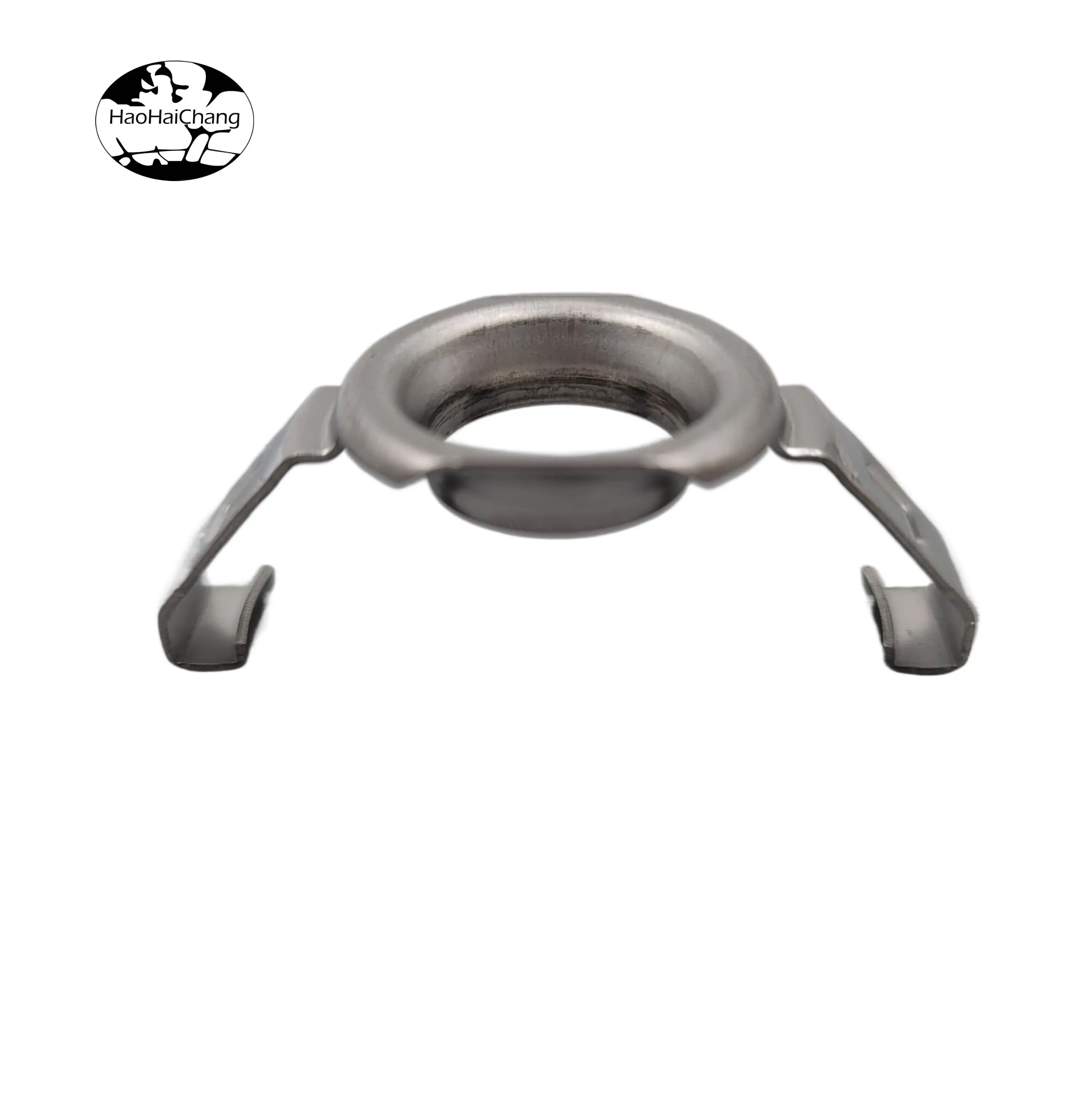 HHC-0354 Stainless Steel Stamping Ring bending double tail metal Bracket Shrapnel