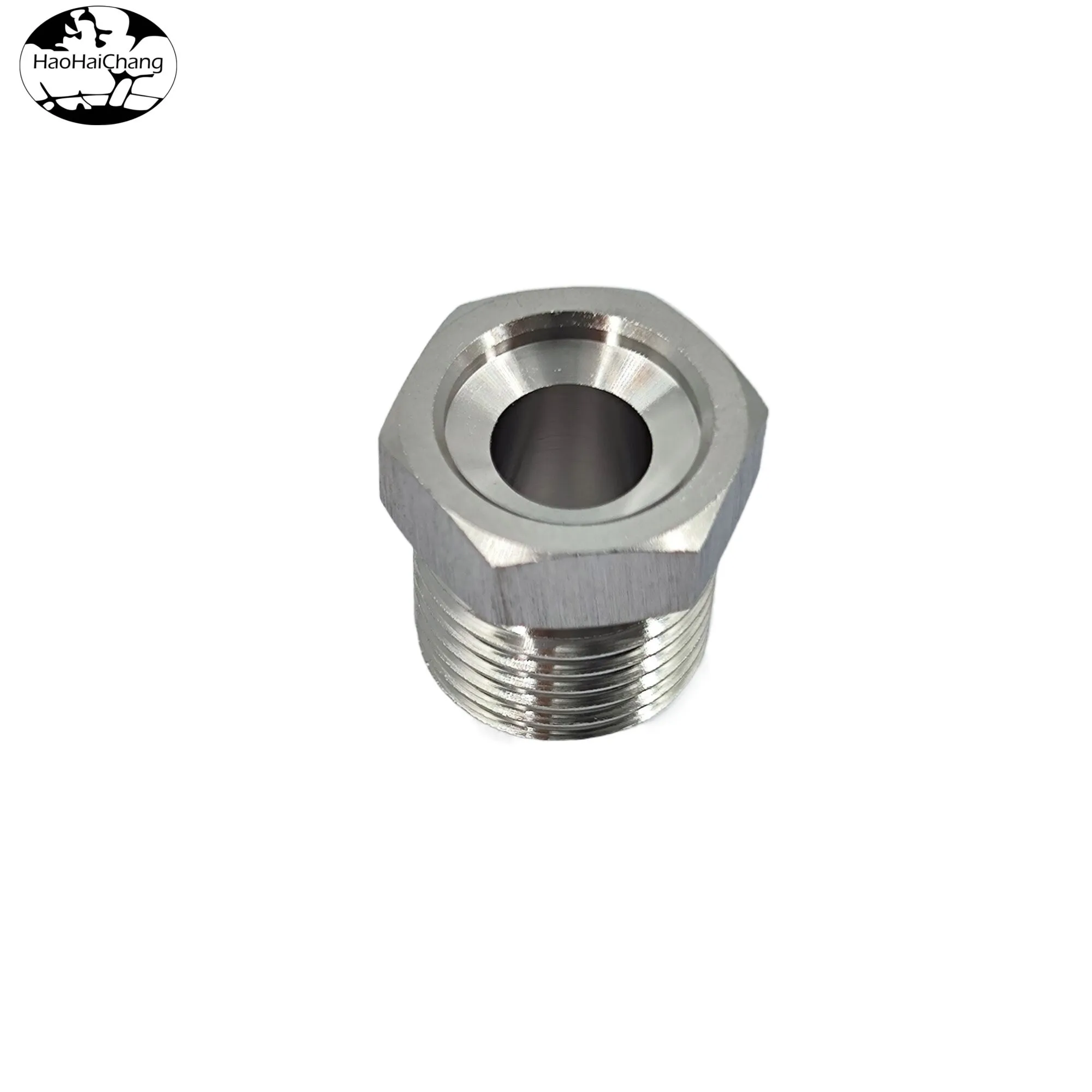 HHC-0575 Metal Stainless Steel Hexagonal Threaded Bushing Stud