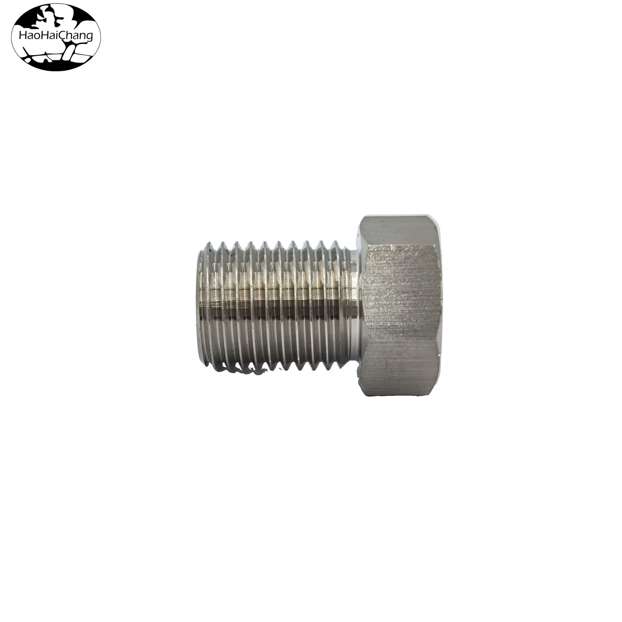 HHC-0577 Precision CNC machining hardware parts M14 stainless steel hexagonal T-shaped hollow screw stud