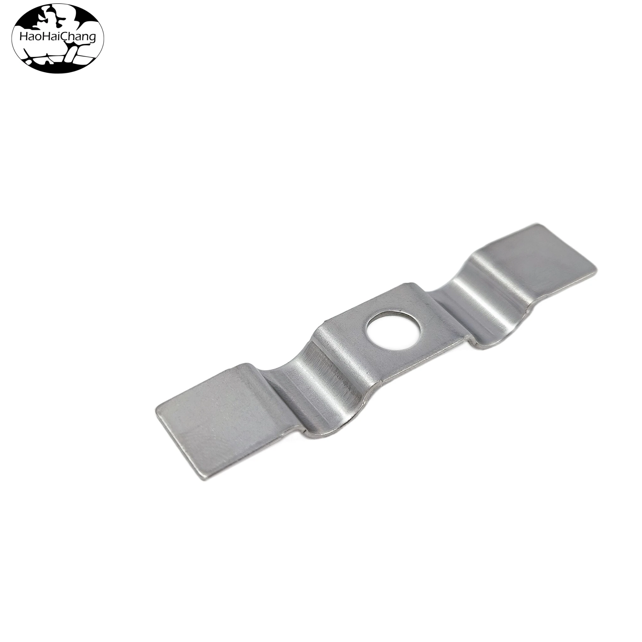 HHC-398 M-shaped stainless steel bracket single hole double tube card line card