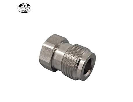 HHC-1121 Stainless steel CNC Turning Threaded Adapter