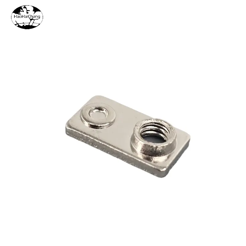 HHC-1160 Non-standard precision stamping customization single welding point tapping M4 stainless steel terminal block