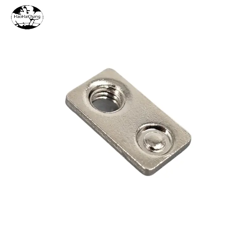 HHC-1160 Non-standard precision stamping customization single welding point tapping M4 stainless steel terminal block